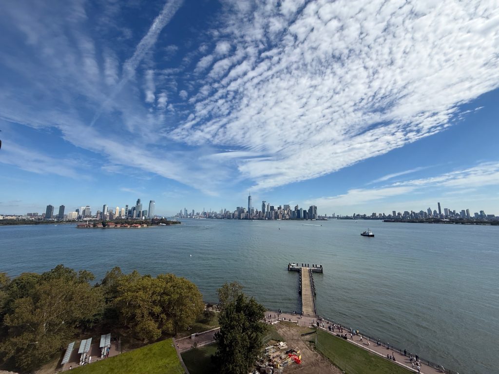 Statue of LIberty View from Platform NYC Travel