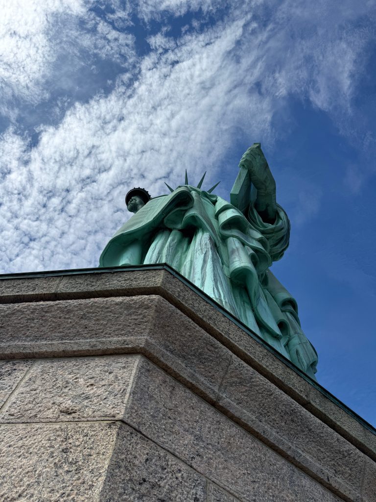 Statue of Liberty Travel NYC Melissa Jake Up View