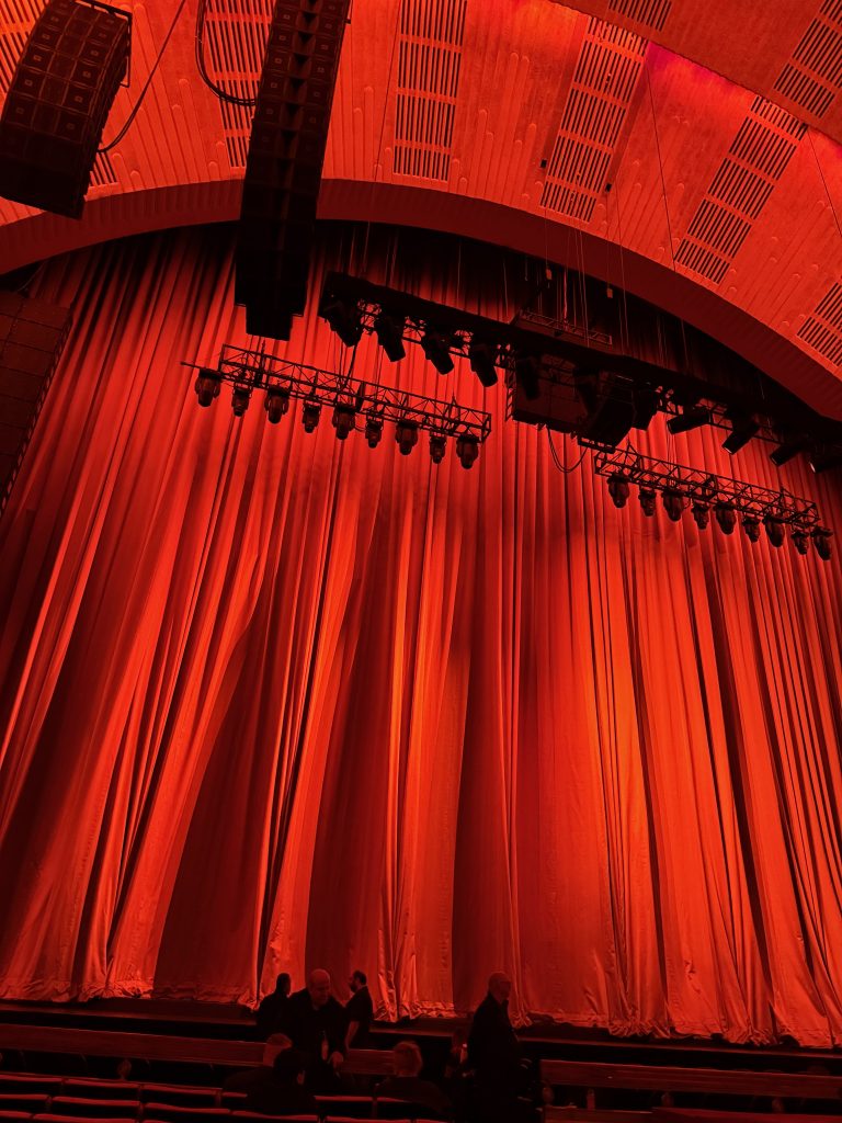 NYC, how much can you jam into 11 days? Radio City Music Hall Red Velvet Curtain NYC Entertainment Travel