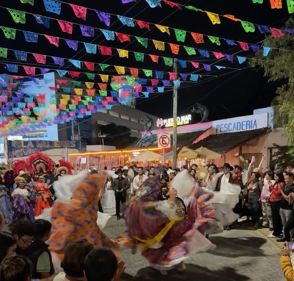 Dia de los Muertos celebration Cancun Puerto Juarez