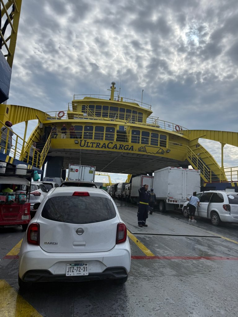 Isla Mujeres Arrival Cargo Ferry Puna Sam