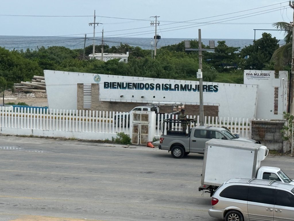 Isla Mujeres Arrival Cargo Ferry